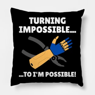 Turning impossible to 'I'm possible BME Pillow