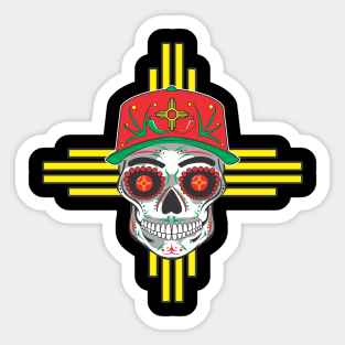 Los Angeles Baseball Sugar Skull Sticker Sticker for Sale by