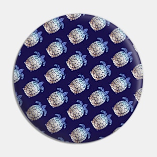 Sea Turtle Pattern Pin