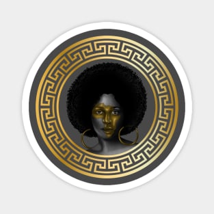 Afro Woman, Poud African Woman Magnet