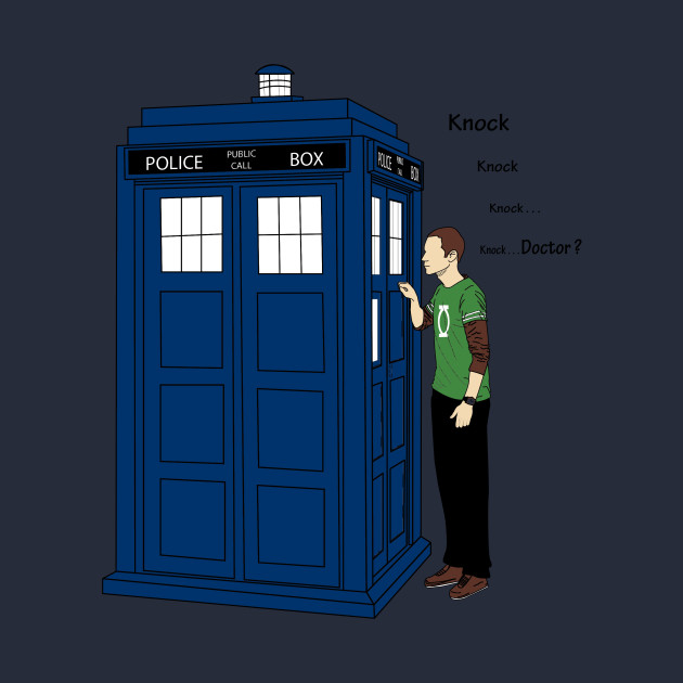 he will knock 4 time - Tardis - Phone Case