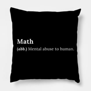 Math Pillow