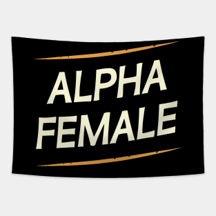 Female Alpha Quote Feminism Strong Independent Woman Tapestry