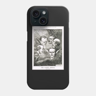 The Cabinet Cherubs Punch Cartoon 1908 Phone Case