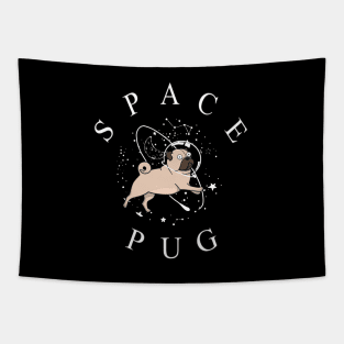 Space Pug Tapestry