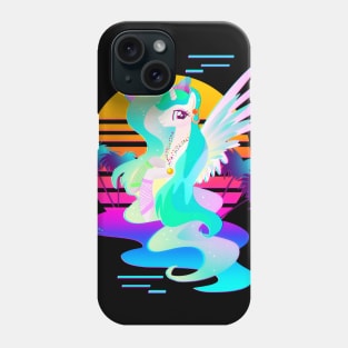 Synthwave Princess Celestia Phone Case