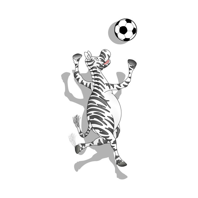 Zebra Football Funny TShirt TeePublic
