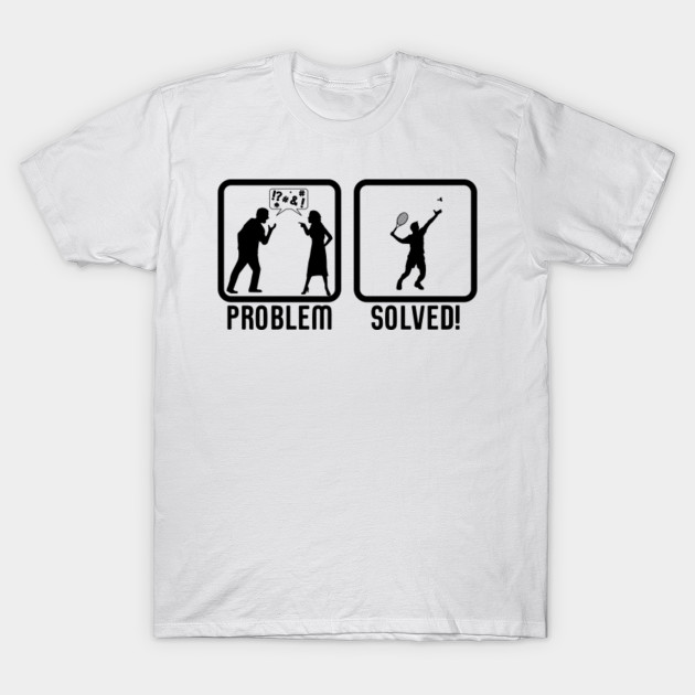 funny badminton t shirts