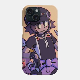 vaporwave anime aesthetic video game Phone Case