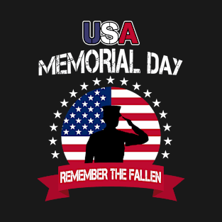 USA Memorial Day - Remember the Fallen T-Shirt