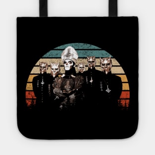 Infestissumam Threads Unleash Your Inner Ghoul with Ghosts Band Apparel Tote