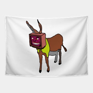 drawing donkey television Tapestry