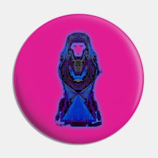 Virgo 2c Fuchsia Pin