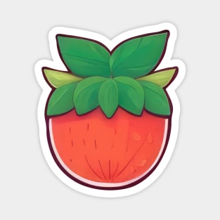 Stylized Strawberry Magnet