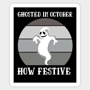 Ghosted Text Message Funny Halloween Stickers Teepublic Did you scroll all this way to get facts about funny meme quote? teepublic