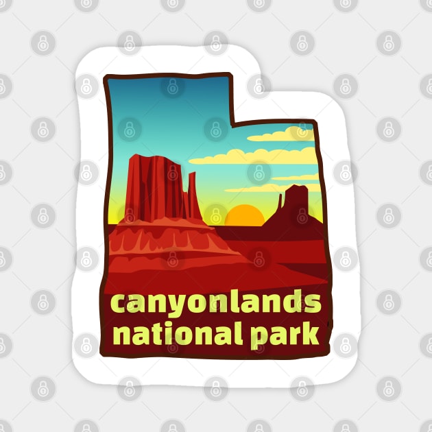 Canyonland National Park Utah Magnet by heybert00