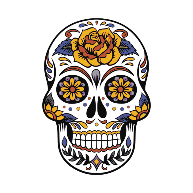 Colorful Skull by MaiKStore