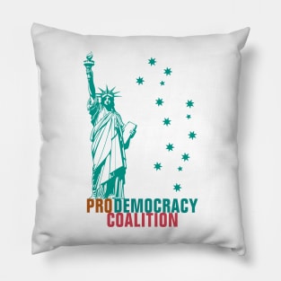 Pro Democracy Coalition Pillow