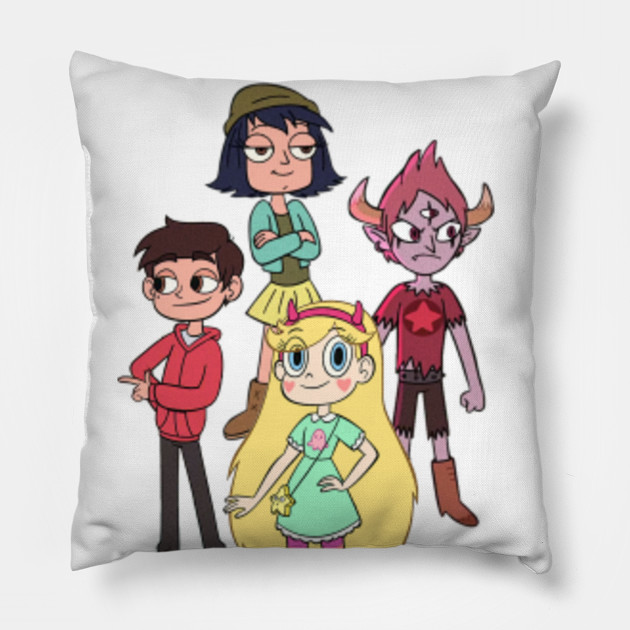 Star Marco Tom Janna Star Vs The Forces Of Evil Pillow Teepublic Au