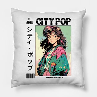 City Pop | シティ・ポップ Pillow