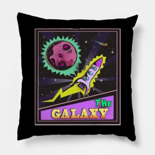 The Galaxy pop art Pillow