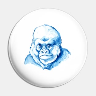 Gorilla Bust Pin