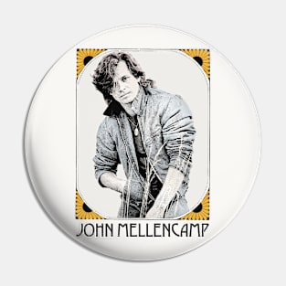 John Mellencamp --- 80s Retro Aesthetic Pin