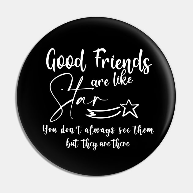 Good Friendship BFF Best Friend Gift Pin by Wesley Mcanderson Jones