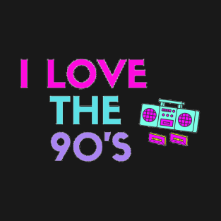 I Love The 90s - Pink T-Shirt