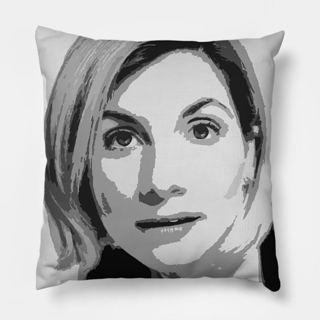 Doctor Who 13 Pillow by AaronShirleyArtist