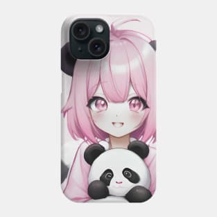 The girl and her Panda bears 2 Phone Case