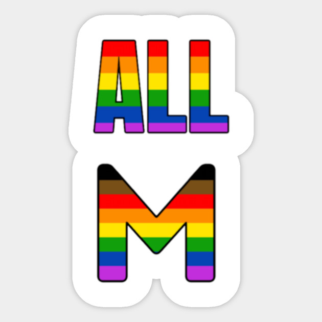 All Pride Gay Rainbow Gay Pride Flag Sticker Teepublic