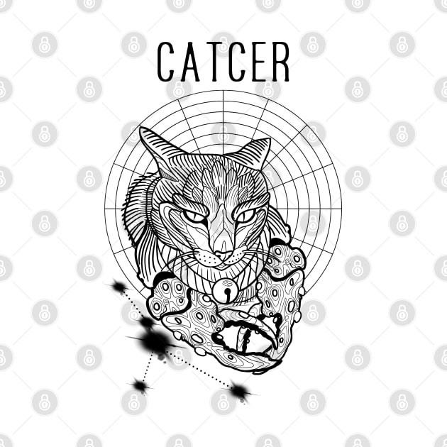 A zodiac cattery: cancer - catcer by Blacklinesw9