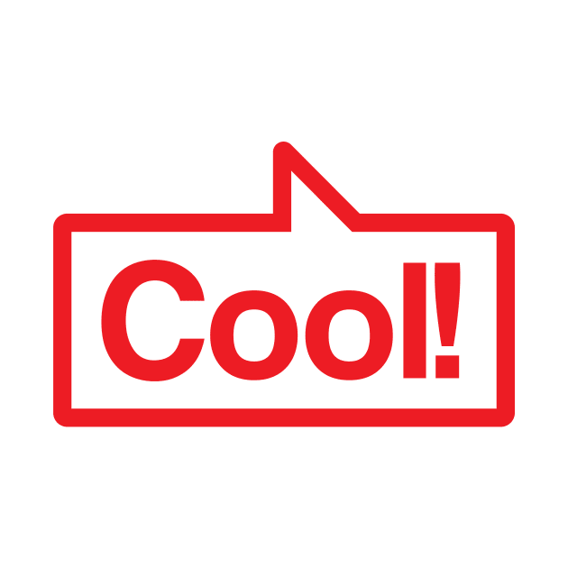 Cool - Talking Shirt (Red) by jepegdesign