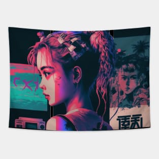 Vaporwave Tapestry