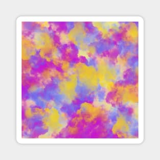 Candy Colored Clouds Abstract More Contrast Magnet