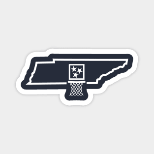 Tennessee Basketball (White) Magnet