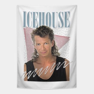 Icehouse - Vintage Look / Fan Art Design Tapestry