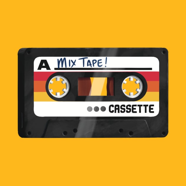 Mix Tape - Black 2 by Gavin Otteson Art