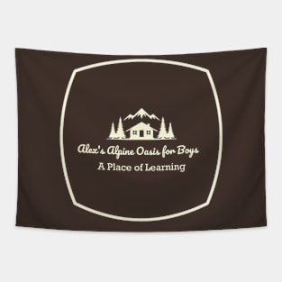 Alex's Alpine Oasis for Boys Tapestry