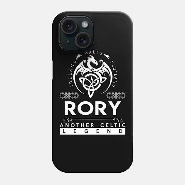 Rory Name T Shirt - Another Celtic Legend Rory Dragon Gift Item Phone Case by harpermargy8920