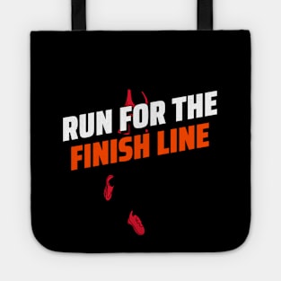 Run For The Finish Line Running Tote