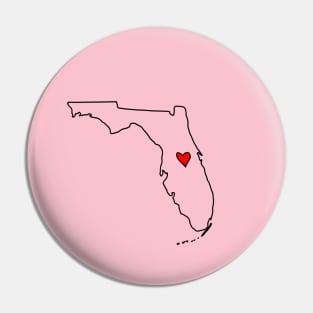 Orlando Florida Love Pin