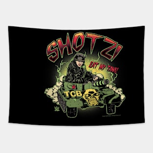 Shotzi Blackheart Eat My Tank Cartoon Tapestry