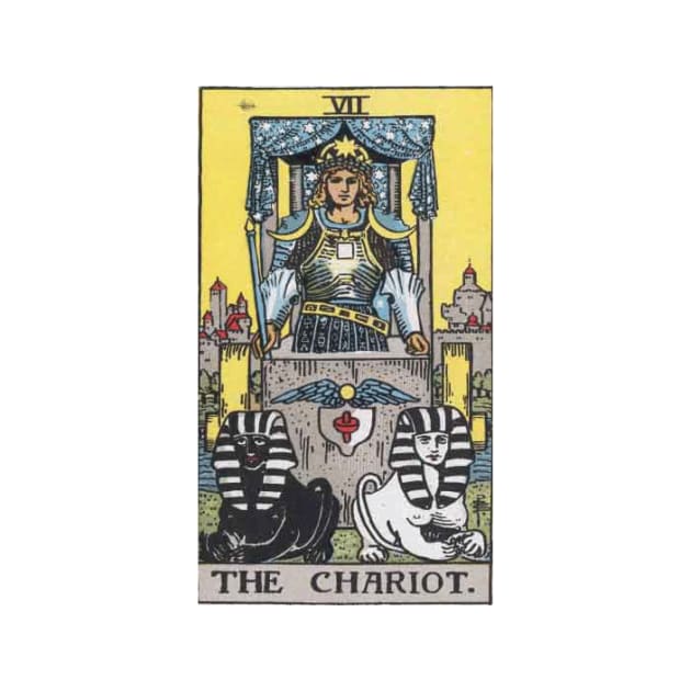 The Chariot, Raider Waite Tarot, Divination Tarot by snowshade