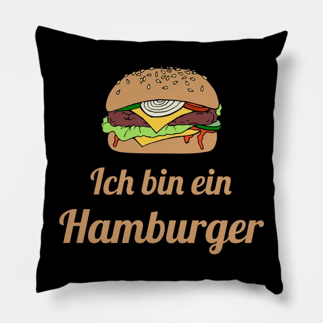 Ich bin ein Hamburger Pillow by Olooriel