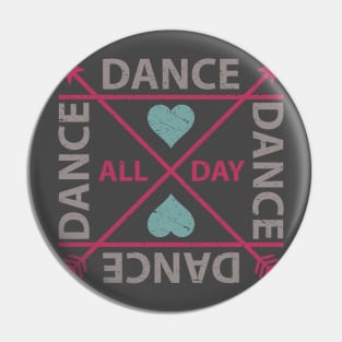 Dance All Day - Crossed Arrows Pin