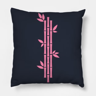 Bamboo Pink Transparent Pillow