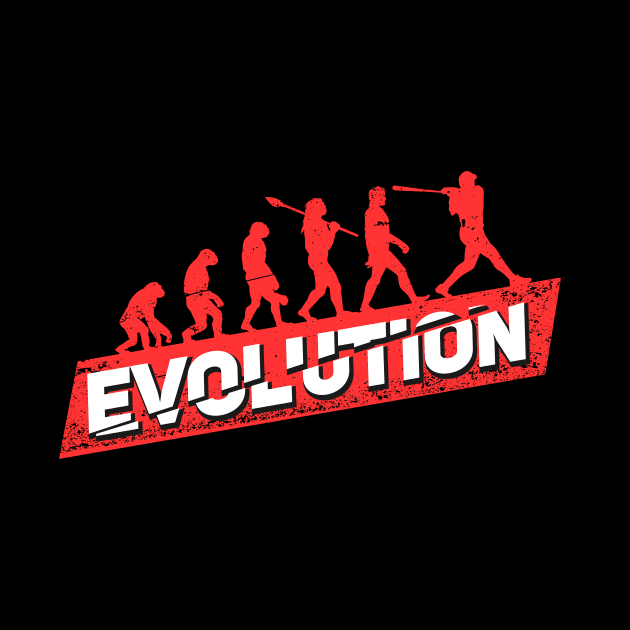 Baseball Evolution Softball Player Fan Gift by Dolde08