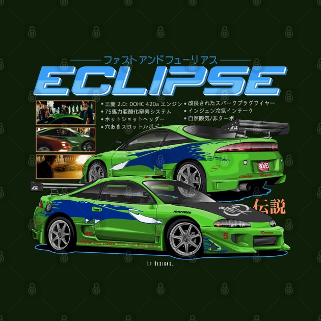 Eclipse Gs - The Fast And Furious by LpDesigns_